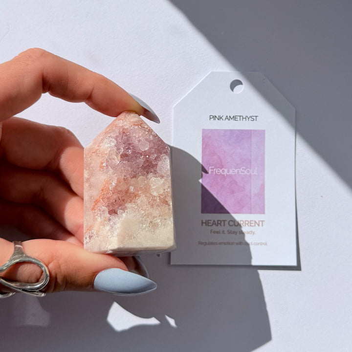 Pink Amethyst Point | 88g | 6x3.5cm