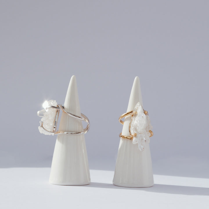 MINERAL CIRCUIT Cystal Cluster Quartz Ring