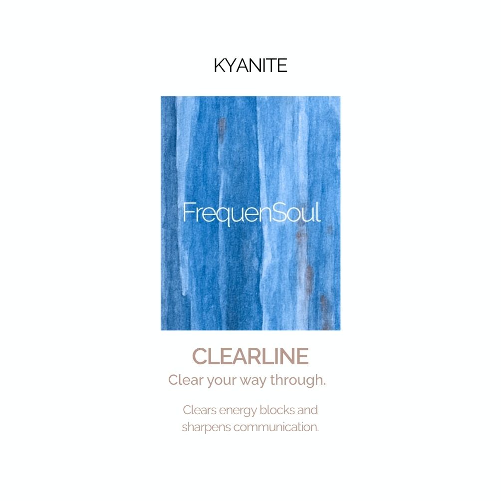EARTH’S ELEMENT CLEARLINE Kyanite Pendant Necklace