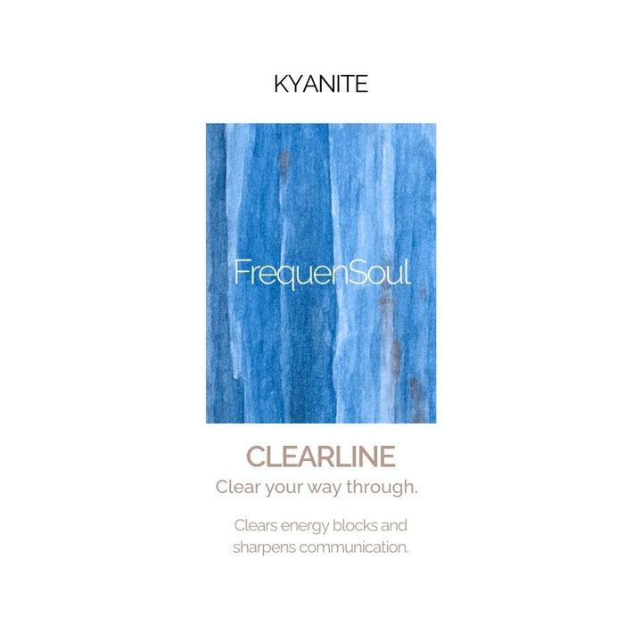 EARTH’S ELEMENT CLEARLINE Kyanite Pendant Necklace