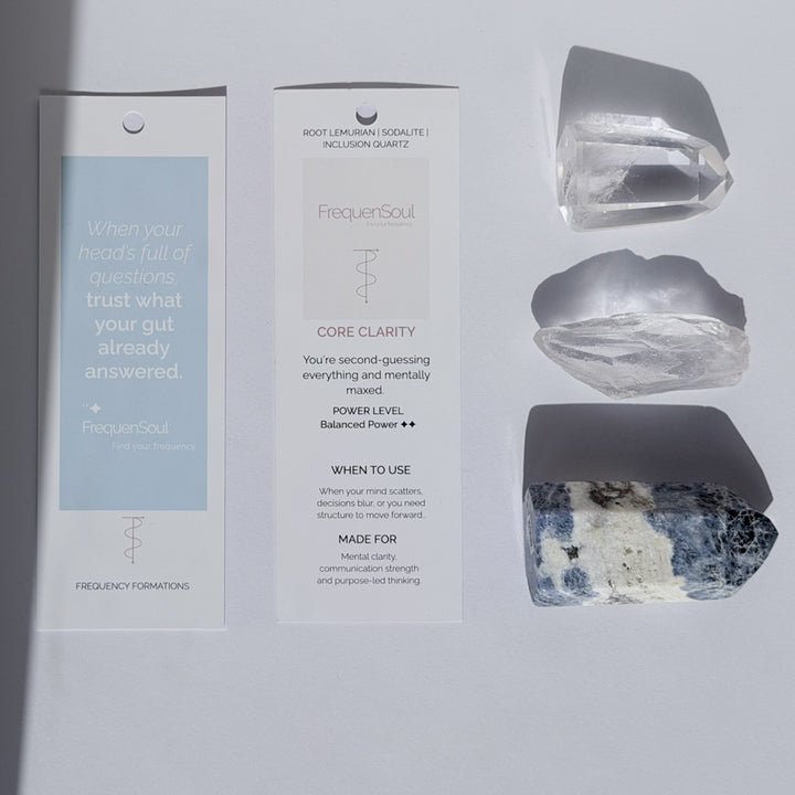 CORE CLARITY Crystal Set – Focus &amp; Mental Strength