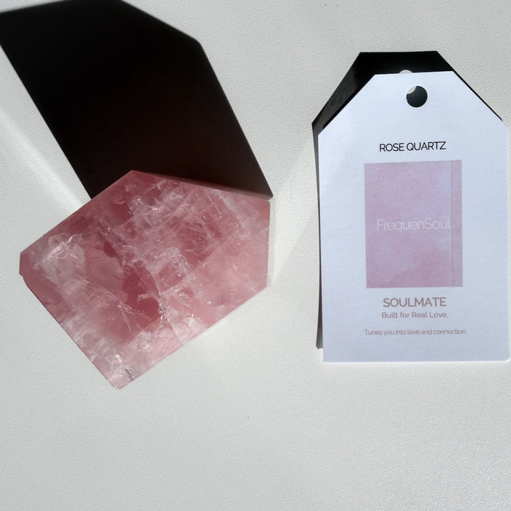 DEEP ROSE QUARTZ Freeform – 180g | Brazil