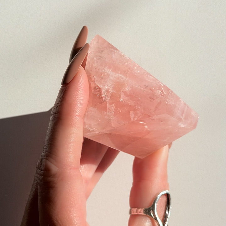 ROSE QUARTZ Freeform Prism – 136g | Brazil