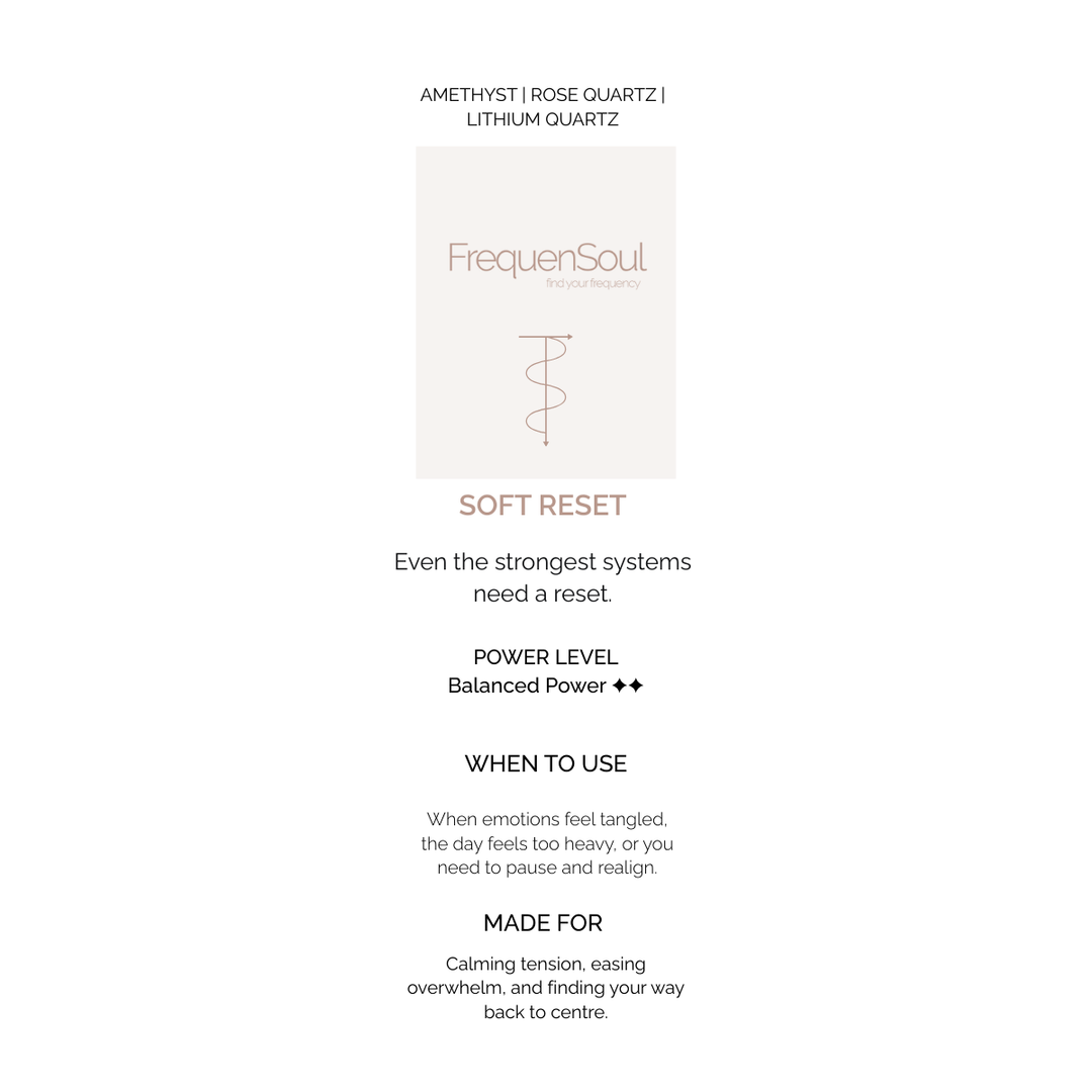 SOFT RESET Crystal Set – Ease Stress & Realign Energy