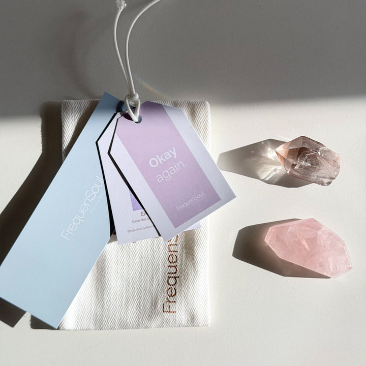Okay Again | Rose Quartz &amp; Lithium Quartz Crystal Gift Set