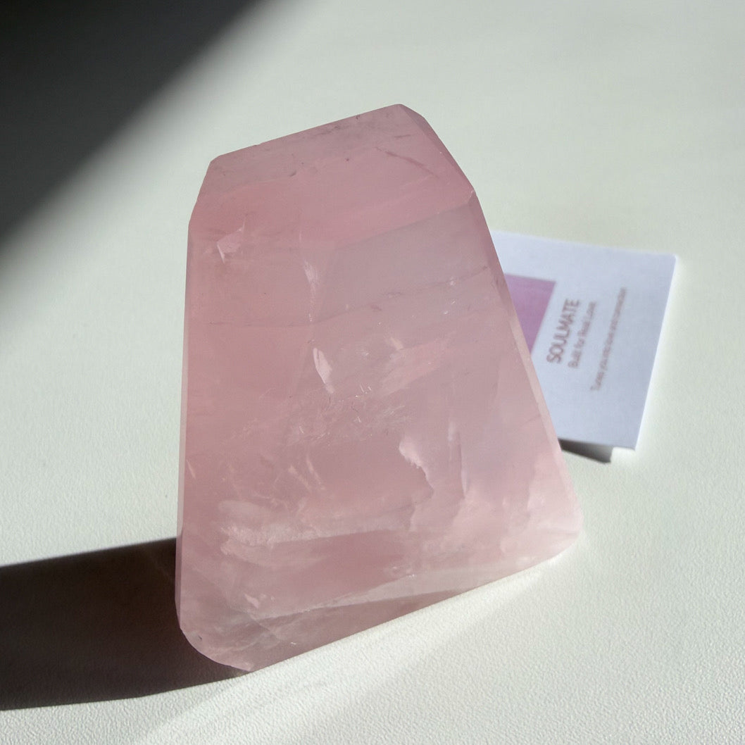 ROSE QUARTZ Freeform – 148g | Brazil