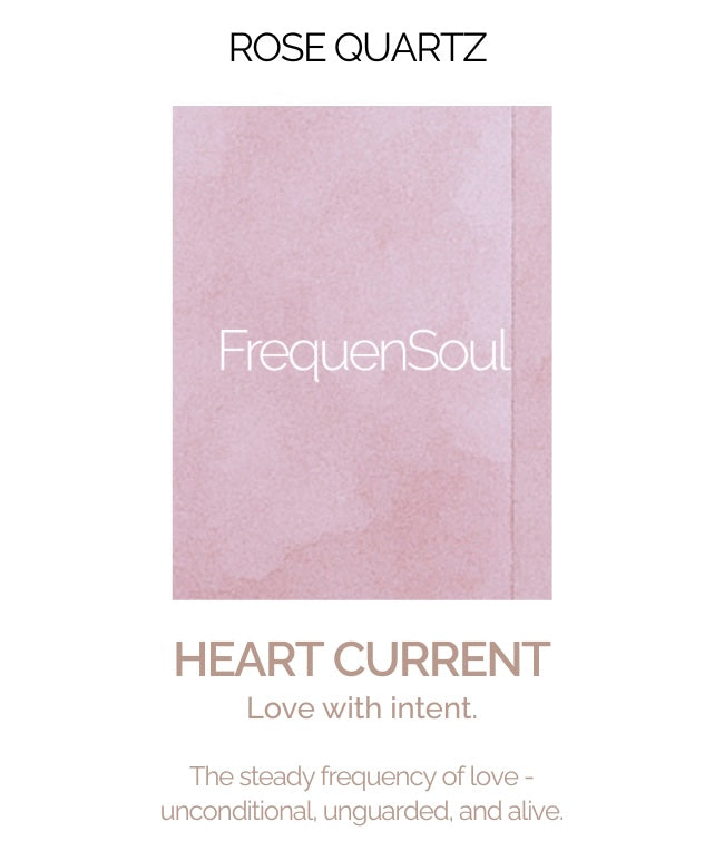 MINERAL CURRENT HEART CURRENT Rose Quartz Bracelet