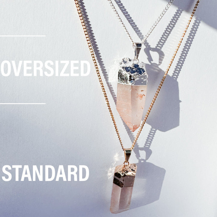 EARTH’S ELEMENT EASE POINT Lithium Pendant Necklace