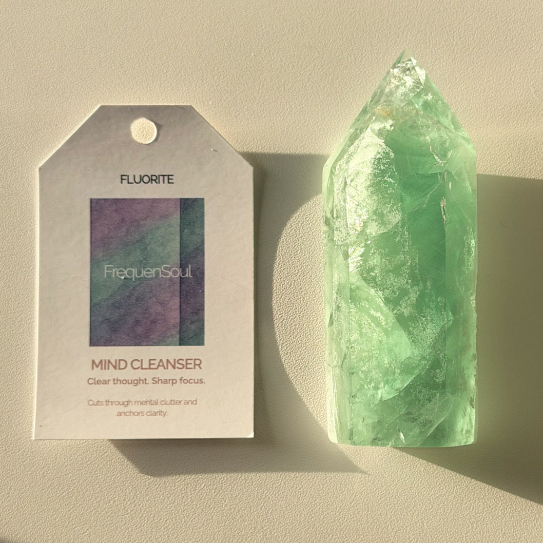 GREEN FLUORITE TOWER | 195g