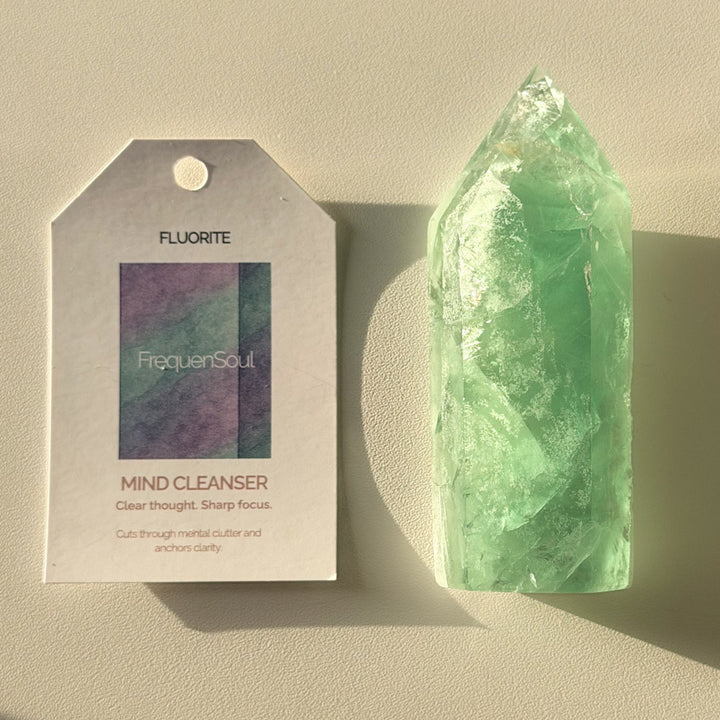 GREEN FLUORITE TOWER | 195g