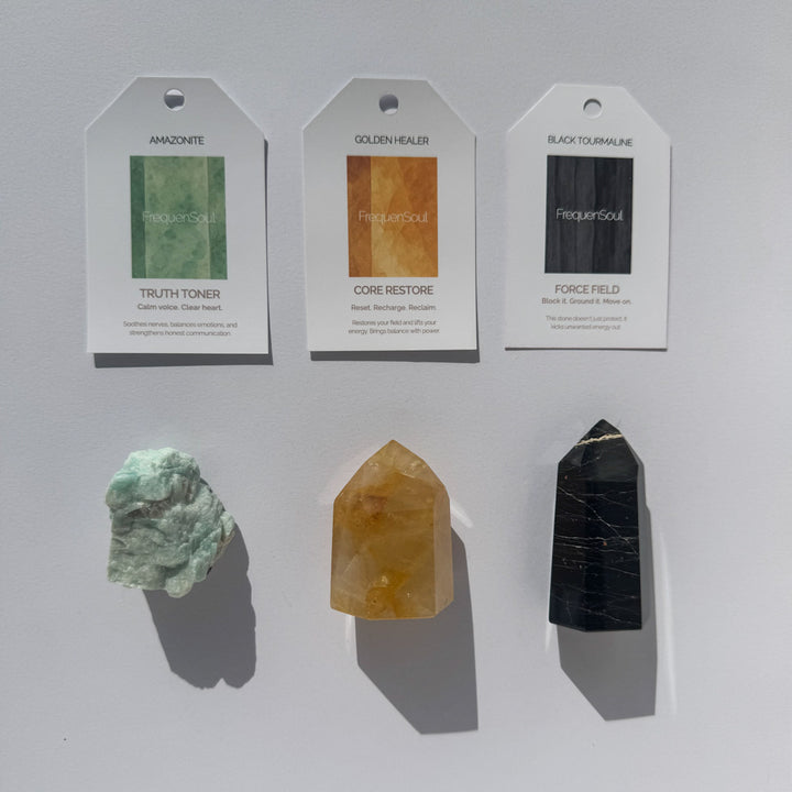 VITAL SHIFT Crystal Set – Energy Rebuild & Renewal