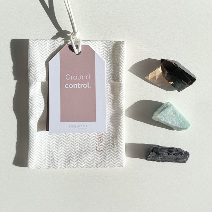 GROUN CONTROL  Mini Crystal Set – Everyday Balance &amp; Energy Lift