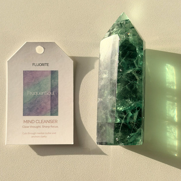 GREEN FLUORITE TOWER | 263g