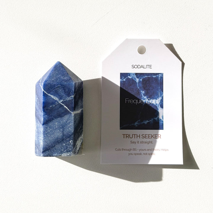 Sodalite Tower – 82g | 6.5cm x 2.5cm