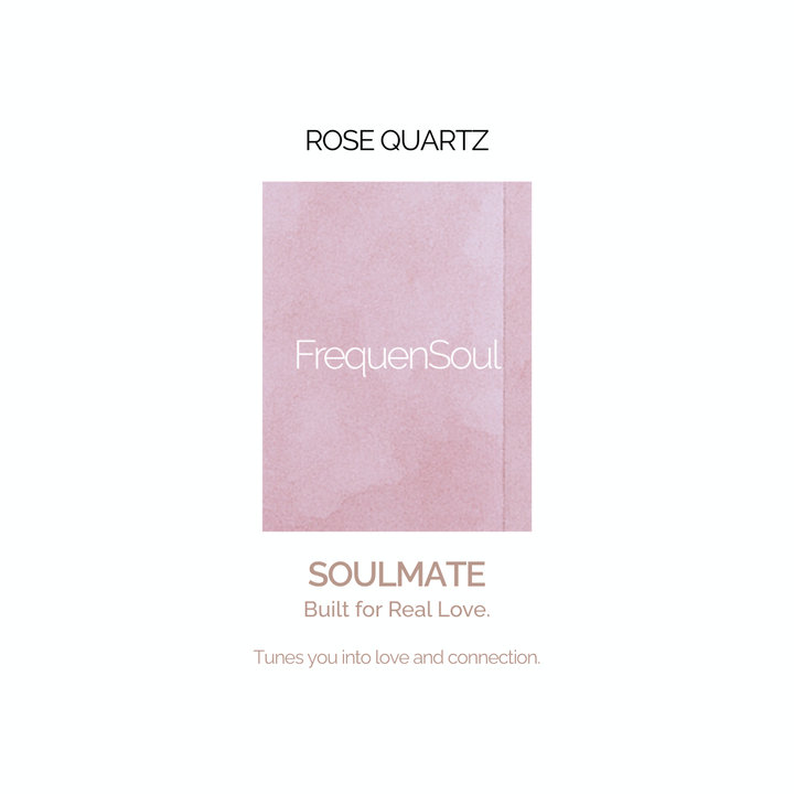 SOULMATE Rose Quartz Signal Band Ring
