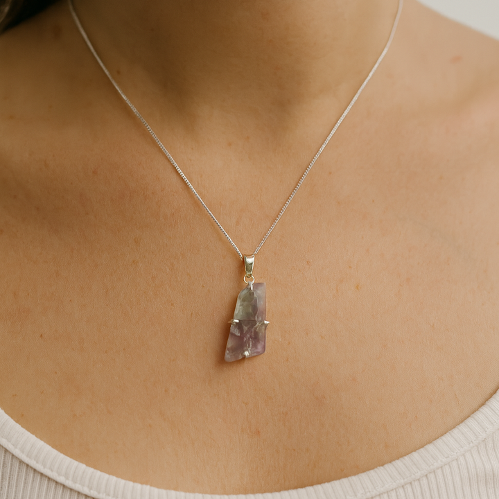 EARTH’S ELEMENT FLUORITE Pendant