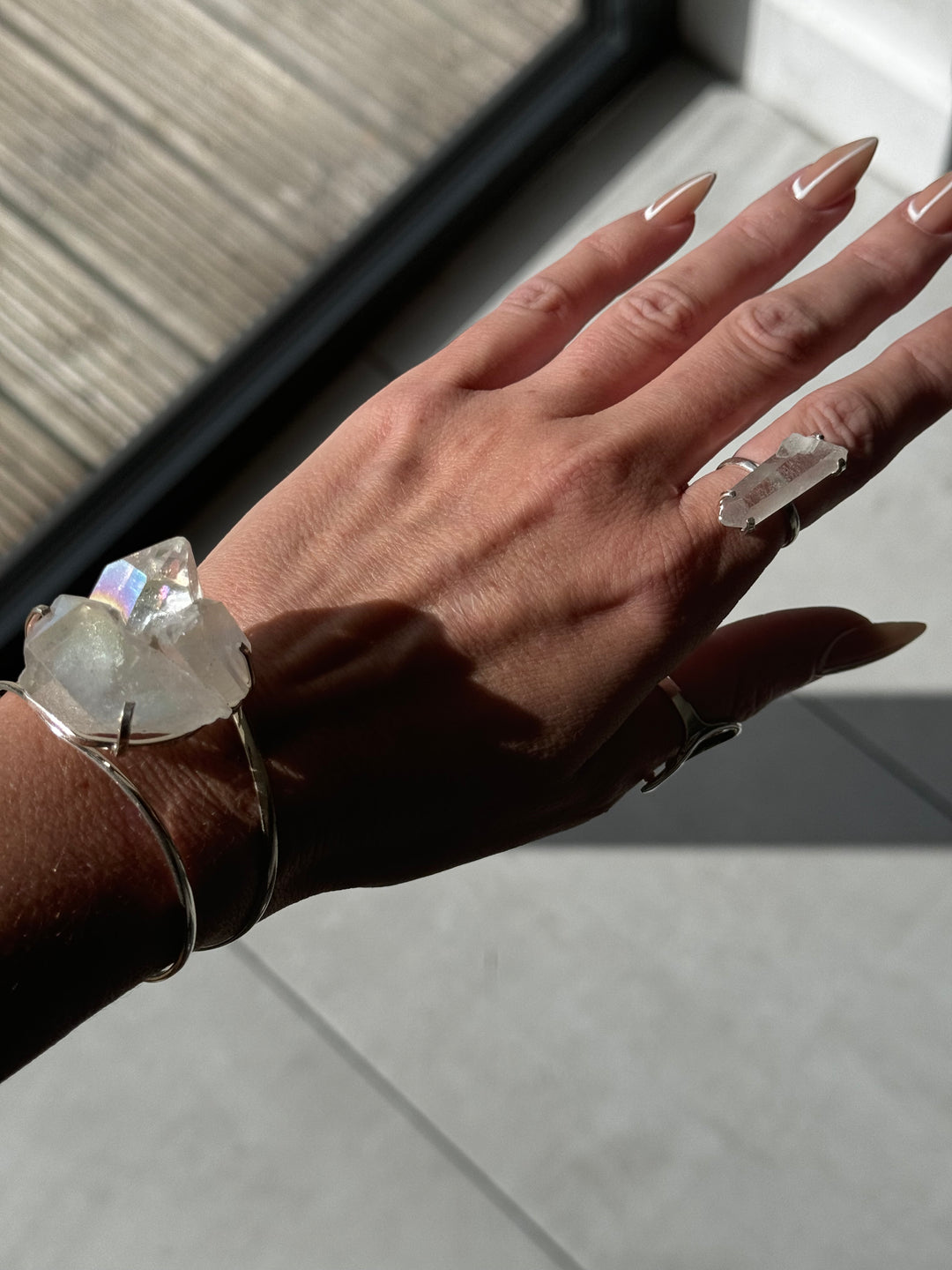 MINERAL CURRENT  Clear Quartz Bracelet