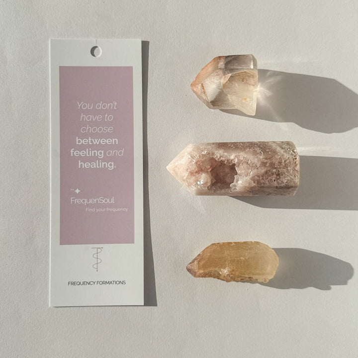 HEART SHIFT Crystal Set – Emotional Reset & Real Healing