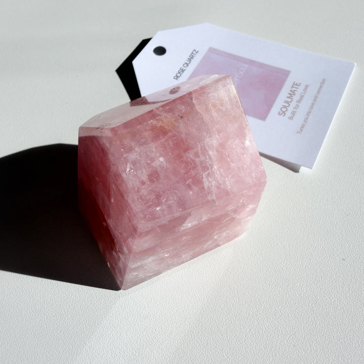 DEEP ROSE QUARTZ Freeform – 180g | Brazil