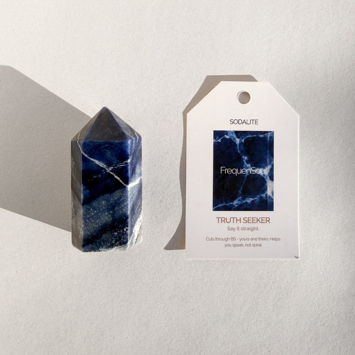 Sodalite Tower – 82g | 6.5cm x 2.5cm