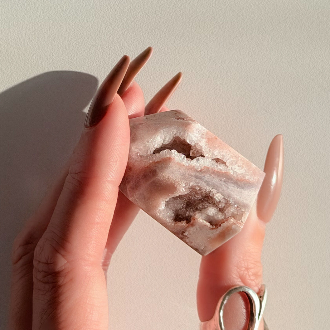 Pink Amethyst Freeform Point | Brazil | 48g