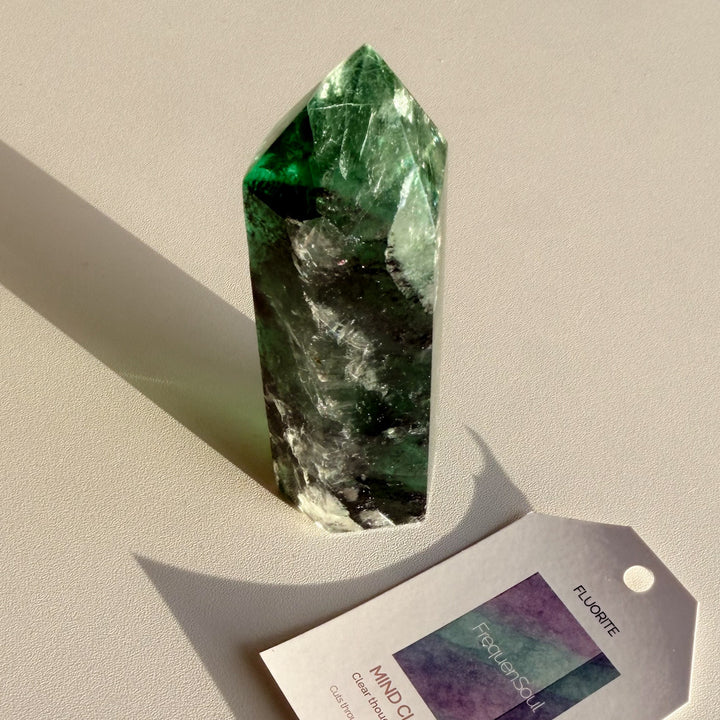 GREEN FLUORITE TOWER | 263g