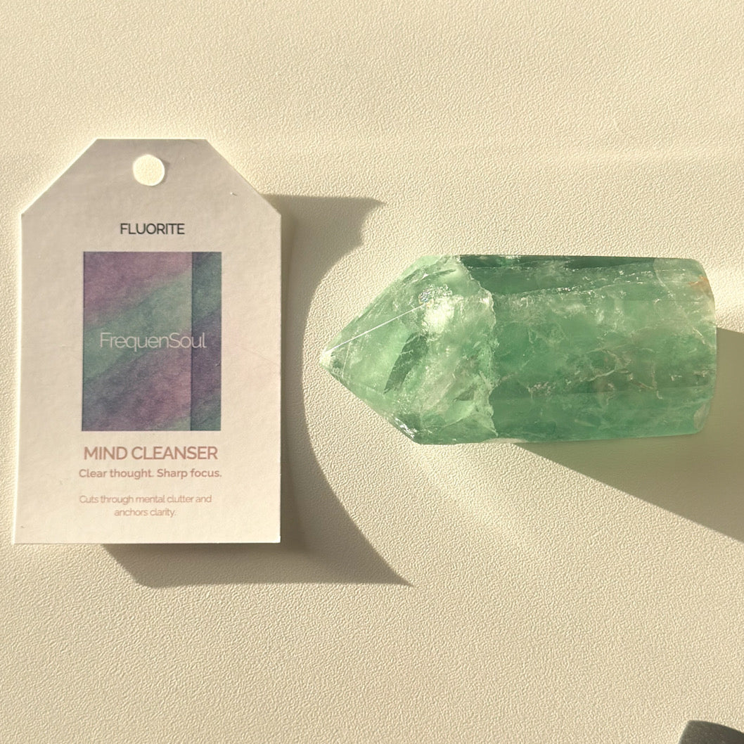 GREEN FLUORITE TOWER | 157g