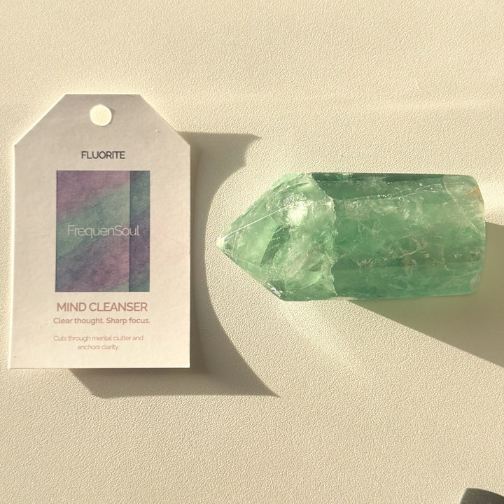 GREEN FLUORITE TOWER | 157g