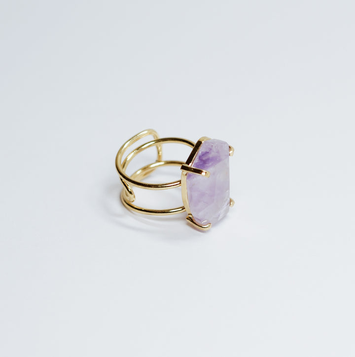 MINERAL LOOP Amethyst Ring
