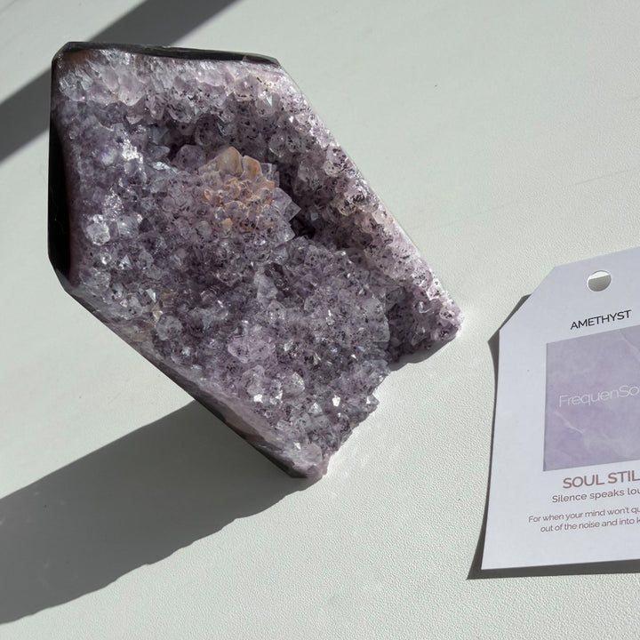 AMETHYST DRUZY TOWER | 458g | SOUL STILL
