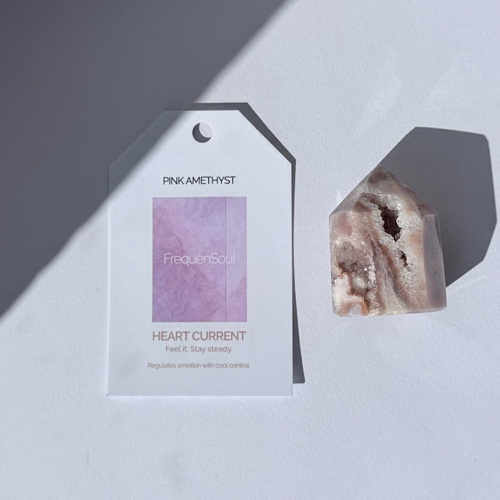 Pink Amethyst Freeform Point | Brazil | 48g