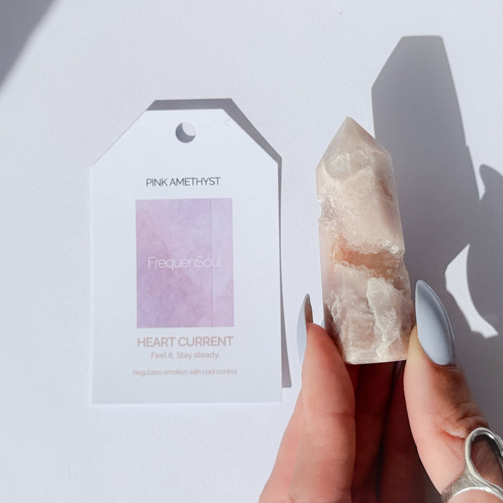 Pink Amethyst Point | 46g | 7x2cm