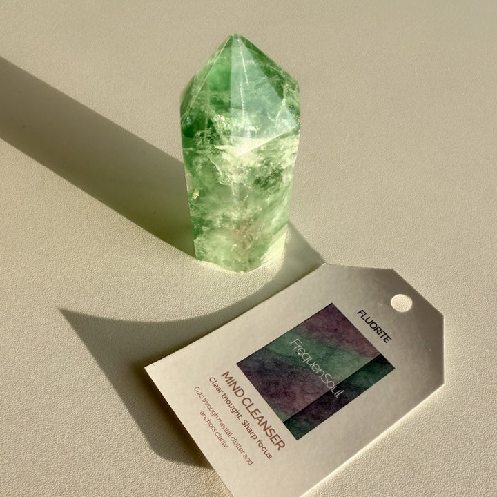 GREEN FLUORITE TOWER | 157g