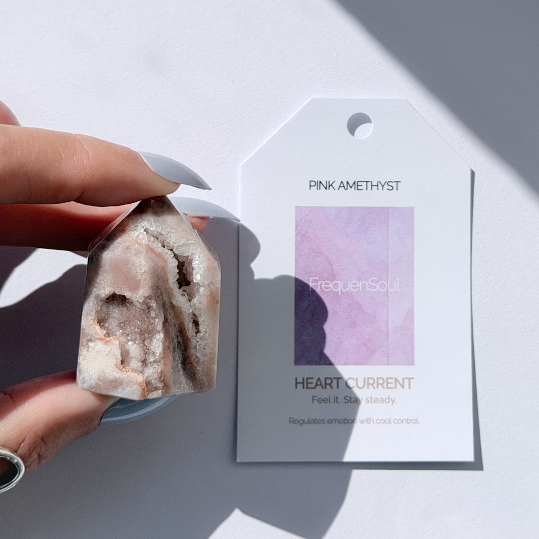 Pink Amethyst Freeform Point | Brazil | 48g