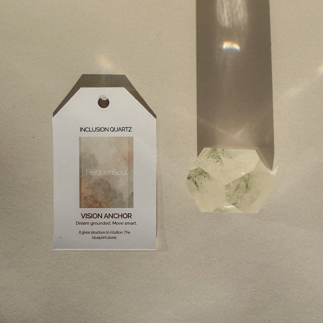 Inclusion Quartz 131g | 6.5x3.5cm