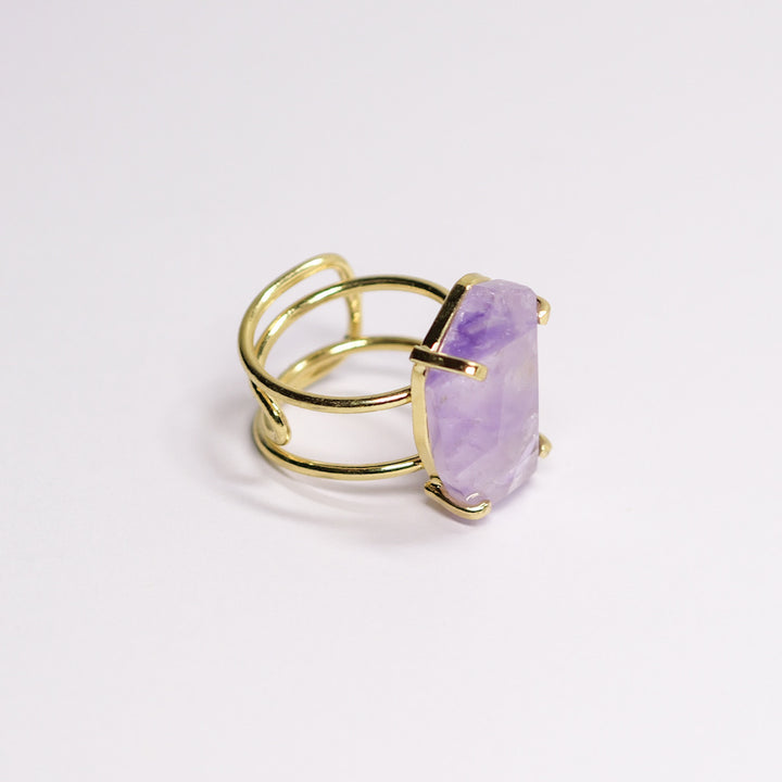 MINERAL LOOP Amethyst Ring