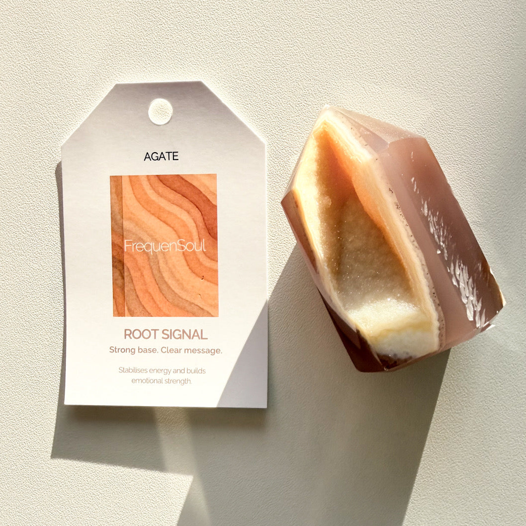 FrequenSoul Agate point – 96g | 6x4cm