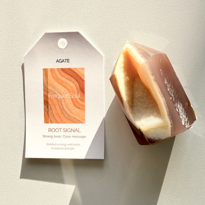 FrequenSoul Agate point – 96g | 6x4cm