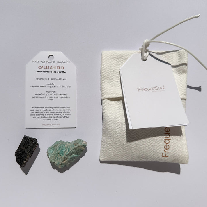 CALM Shield Pocket Frequency Crystal Set