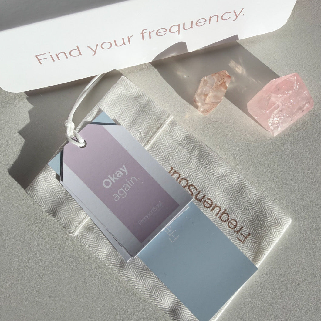 Okay Again | Rose Quartz &amp; Lithium Quartz Crystal Gift Set