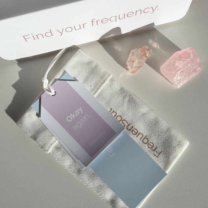 Okay Again | Rose Quartz &amp; Lithium Quartz Crystal Gift Set