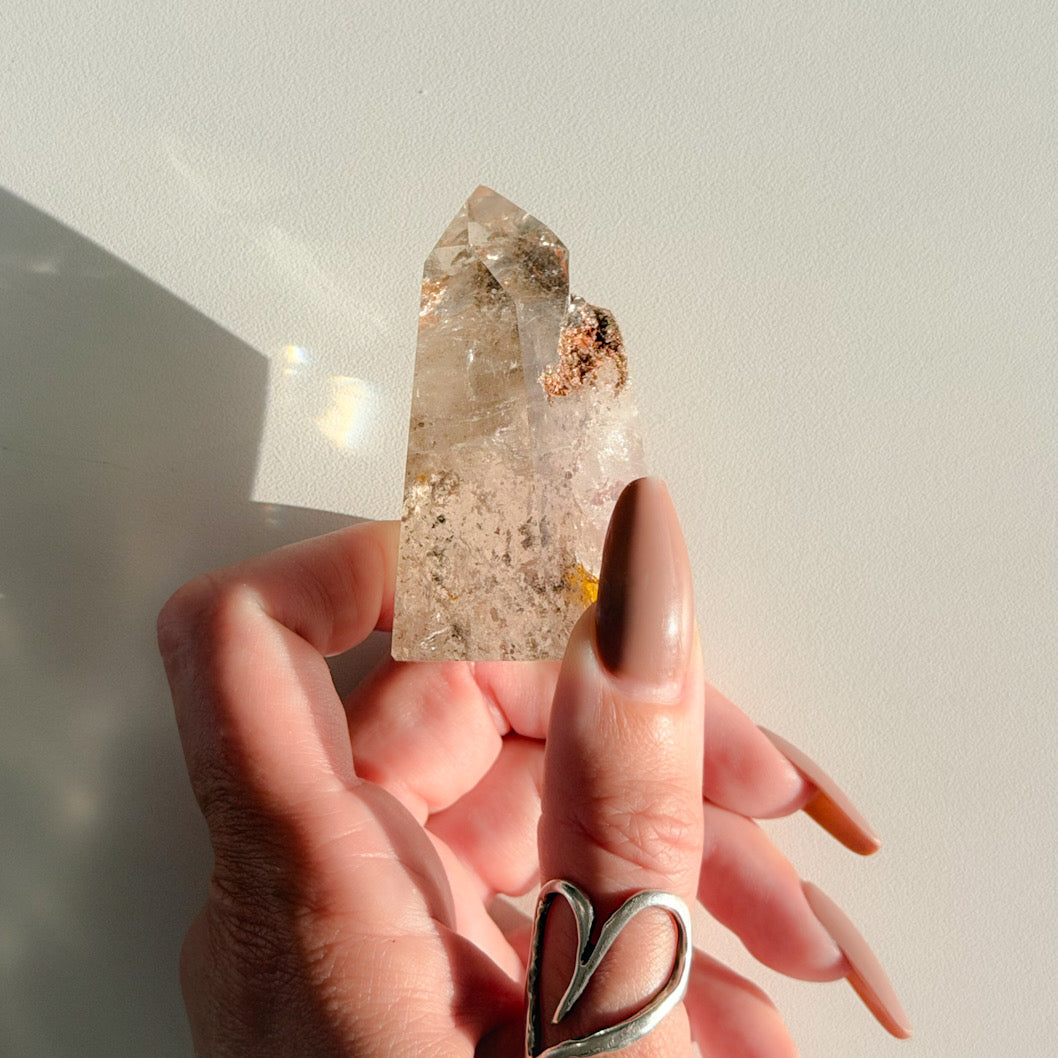 Inclusion Quartz 89g | 6.5x3.5cm