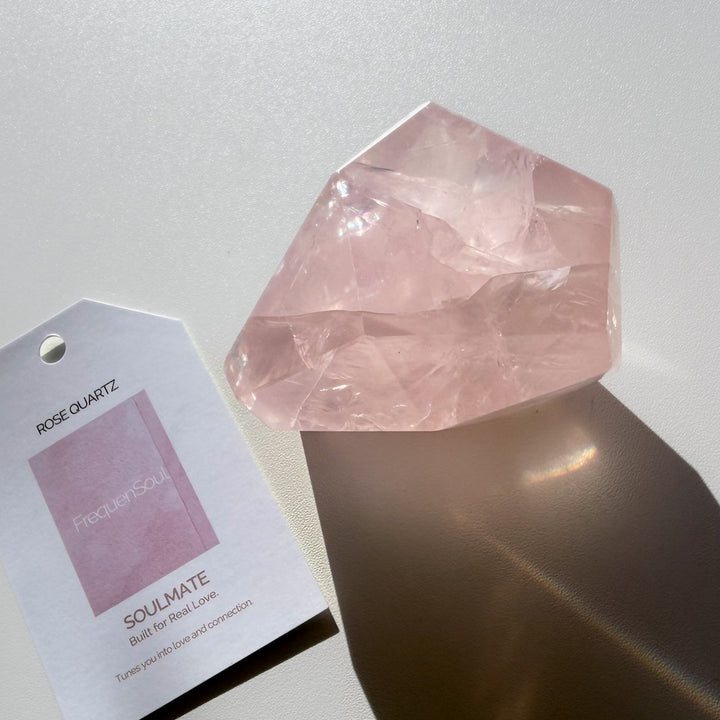 ROSE QUARTZ Freeform – 204g | Brazil