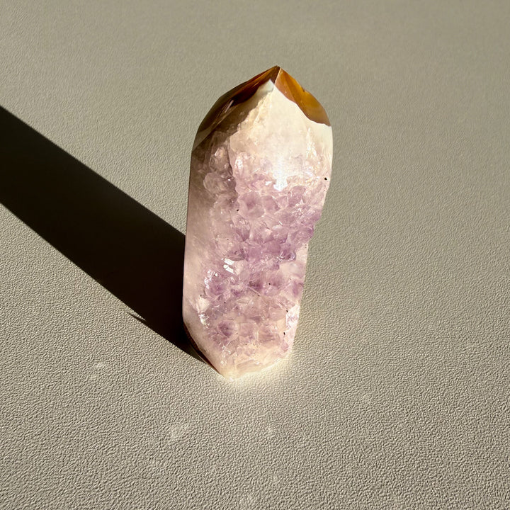 Amethyst Druzy &amp; Agate Point