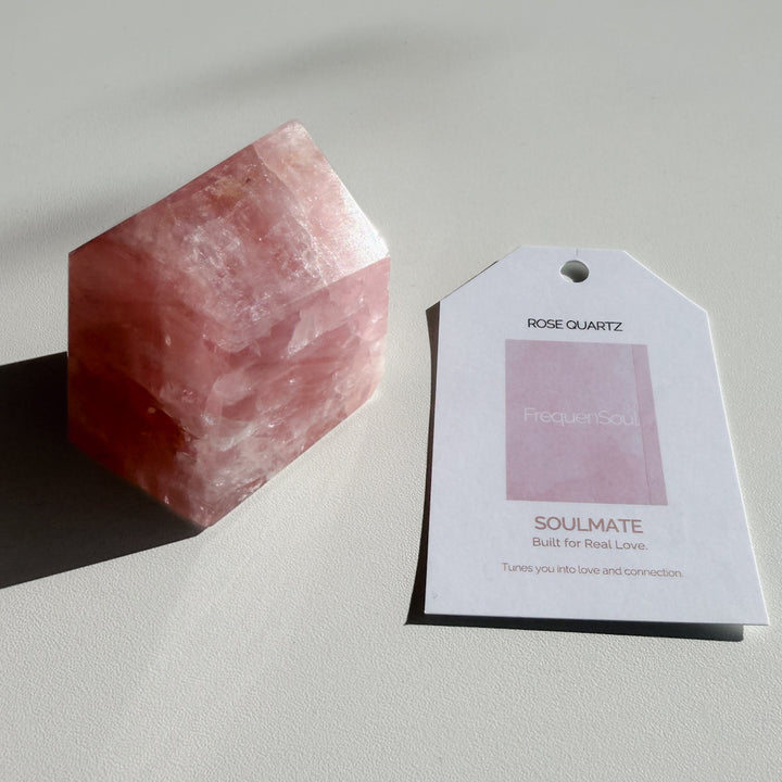 DEEP ROSE QUARTZ Freeform – 180g | Brazil