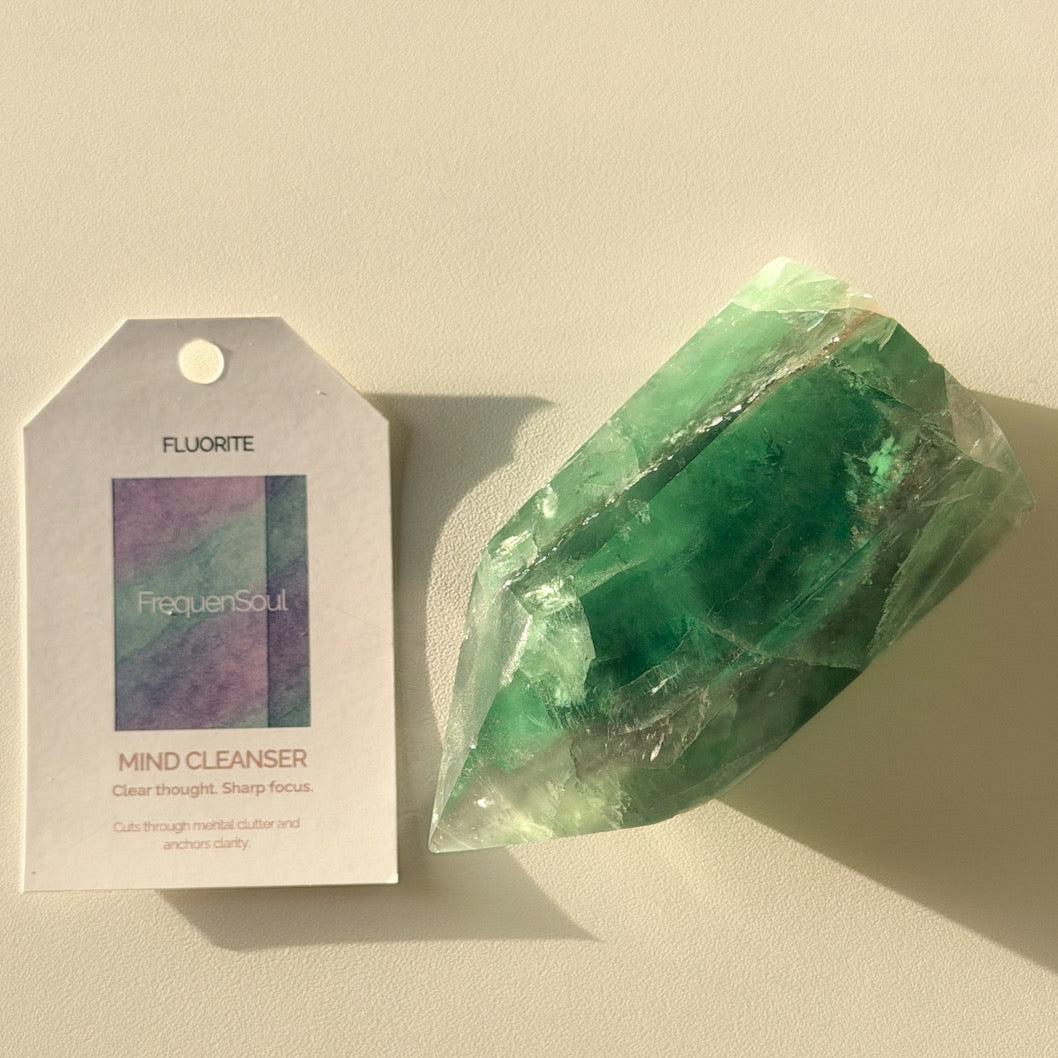 GREEN FLUORITE TOWER | 347g