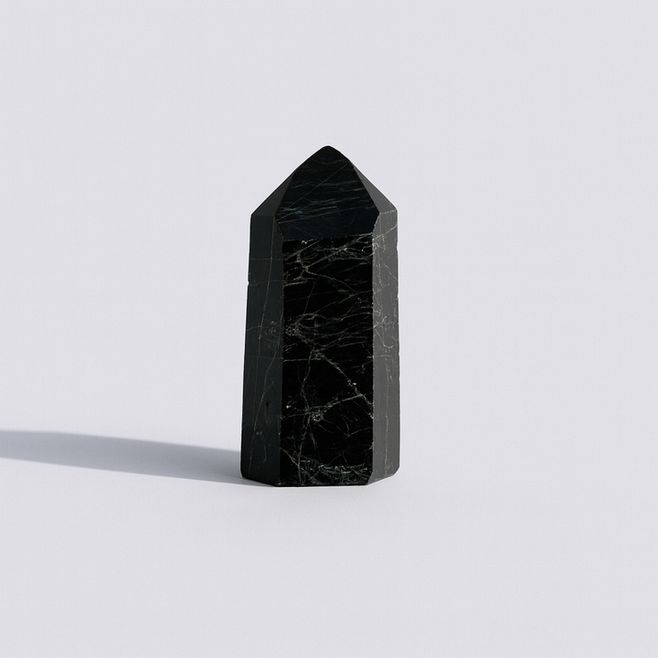 EARTH’S POINT Black Tourmaline — Force Field → Protection, Grounding, Boundaries