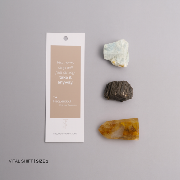 VITAL SHIFT Crystal Set – Energy Rebuild & Renewal