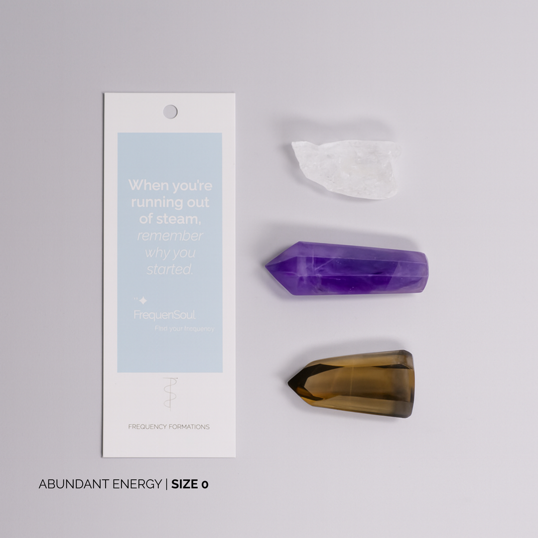 ABUNDANT ENERGY Crystal Formation Intention Set