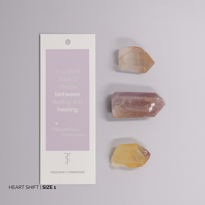 HEART SHIFT Crystal Set – Emotional Reset & Real Healing